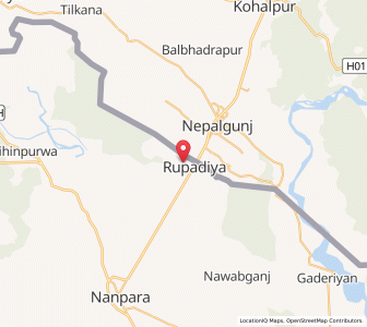 Map of Rupidiha, Uttar Pradesh