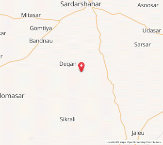 Map of Ruplisar, Rajasthan