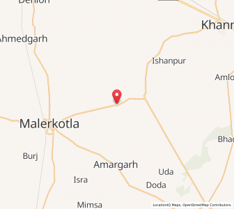 Map of Rurki Kalan, Punjab