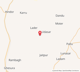 Map of Sabuniya, Rajasthan