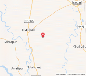 Map of Sabzapur, Uttar Pradesh