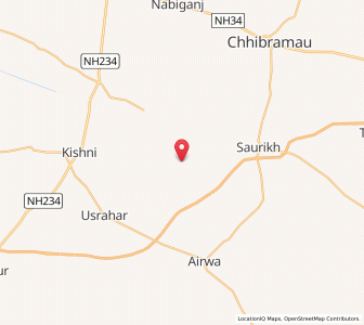 Map of Sadarpur, Uttar Pradesh