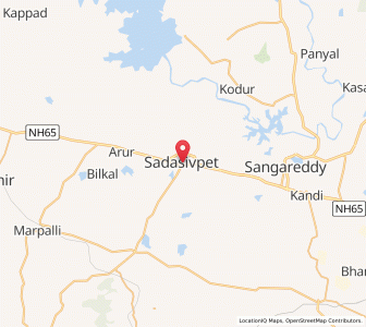 Map of Sadaseopet, Andhra Pradesh