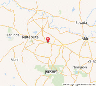 Map of Sadashivnagar, Maharashtra