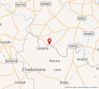 Map of Sadepur, Maharashtra