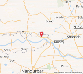 Map of Sadgavhan, Gujarat
