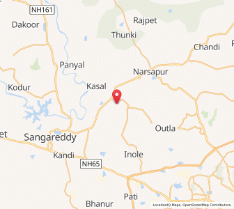Map of Sadullanagar, Andhra Pradesh