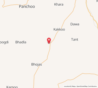 Map of Saduna, Rajasthan