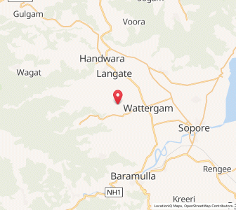 Map of Safalpur, Kashmir
