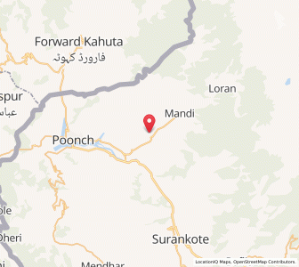 Map of Safra, Kashmir