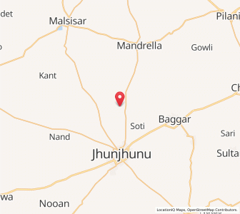 Map of Sago ki Dhani, Rajasthan