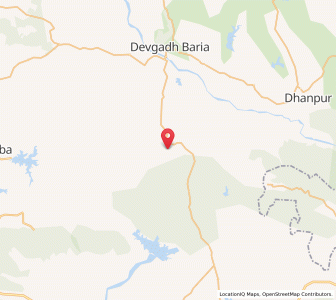 Map of Sagtala, Gujarat