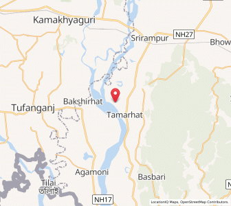 Map of Sagunchara, Assam