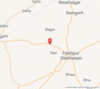 Map of Sahabsar, Rajasthan