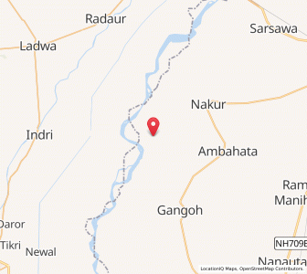 Map of Sahanspur Jat, Uttar Pradesh