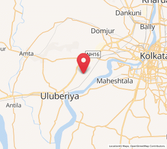 Map of Sahapur, West Bengal