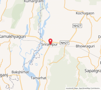 Map of Saharghutu, Assam