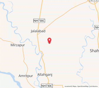 Map of Sahibganj Chauki, Uttar Pradesh