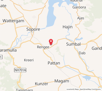 Map of Sahkoil, Kashmir
