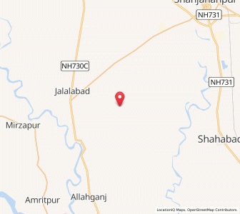 Map of Sahorapur, Uttar Pradesh