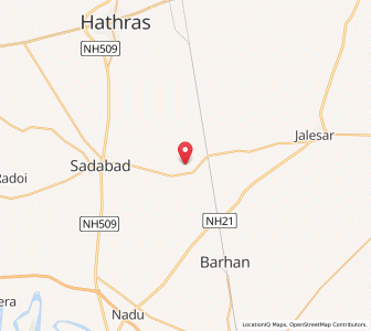 Map of Sahpau, Madhya Pradesh