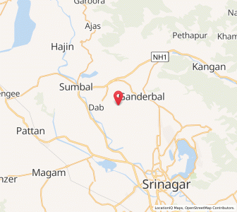 Map of Sahpur, Kashmir