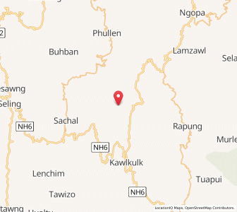 Map of Saichal, Mizoram