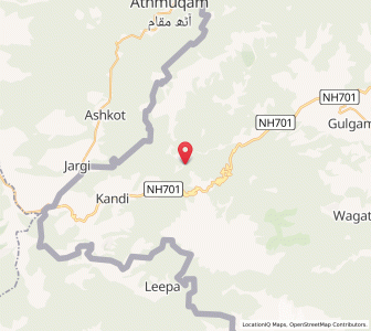 Map of Said Pathri, Kashmir