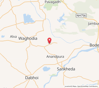 Map of Saidal, Gujarat