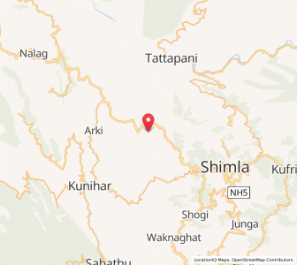 Map of Saidan, Himachal Pradesh