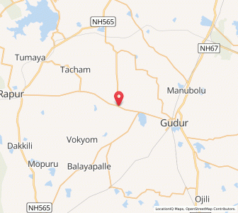 Map of Saidapuram, Andhra Pradesh