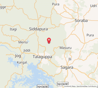 Map of Saiduru, Karnataka