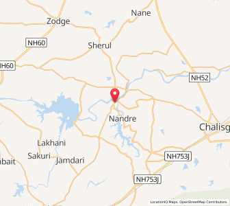 Map of Saigaon, Maharashtra