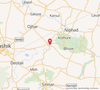 Map of Saikhede, Maharashtra