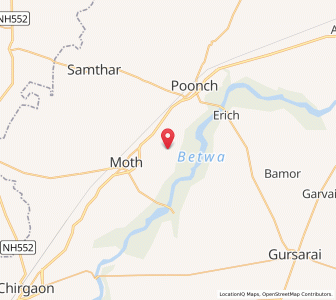 Map of Saina, Uttar Pradesh