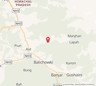 Map of Sainj, Himachal Pradesh