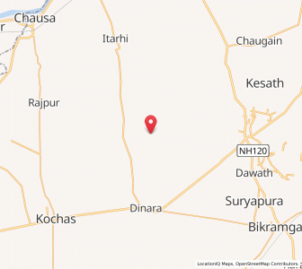 Map of Saisar, Bihar