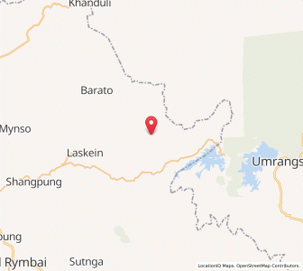 Map of Saitthad, Meghalaya