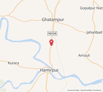 Map of Sajeti, Uttar Pradesh
