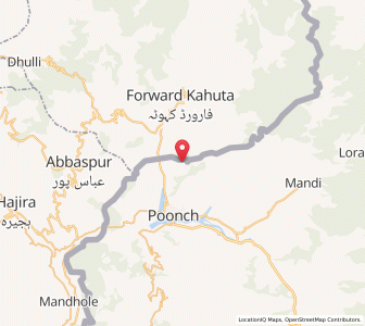 Map of Sakar, Kashmir