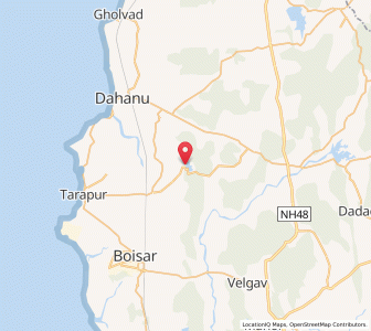Map of Sakhare, Maharashtra
