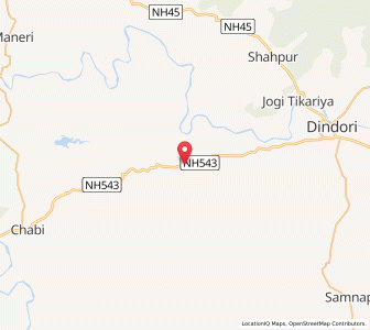 Map of Sakke, Madhya Pradesh