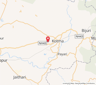 Map of Sakola, Madhya Pradesh