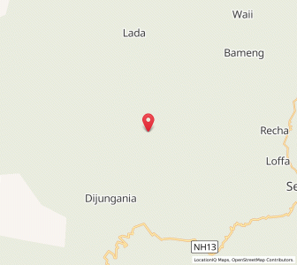 Map of Sakong, Arunachal Pradesh