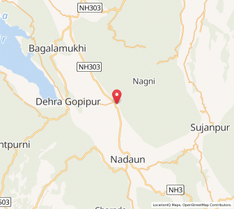 Map of Sakrialu, Himachal Pradesh