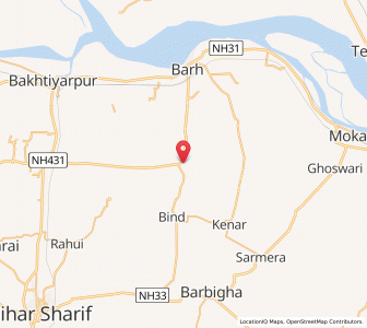 Map of Saksohara, Bihar