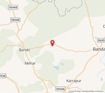 Map of Salaia, Madhya Pradesh