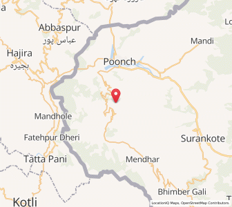Map of Salan, Kashmir