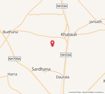 Map of Salawa, Uttar Pradesh