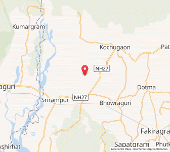Map of Saljuri, Assam